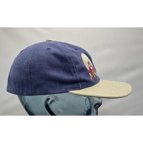Warner Bros Yosemite Sam Blue Vintage Hat Acme Clothing Fast Shipping - Picture 8 of 16